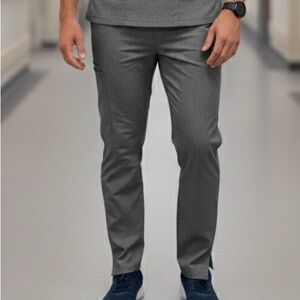Mandala Men's Scrubs Gray Pants Size Medium